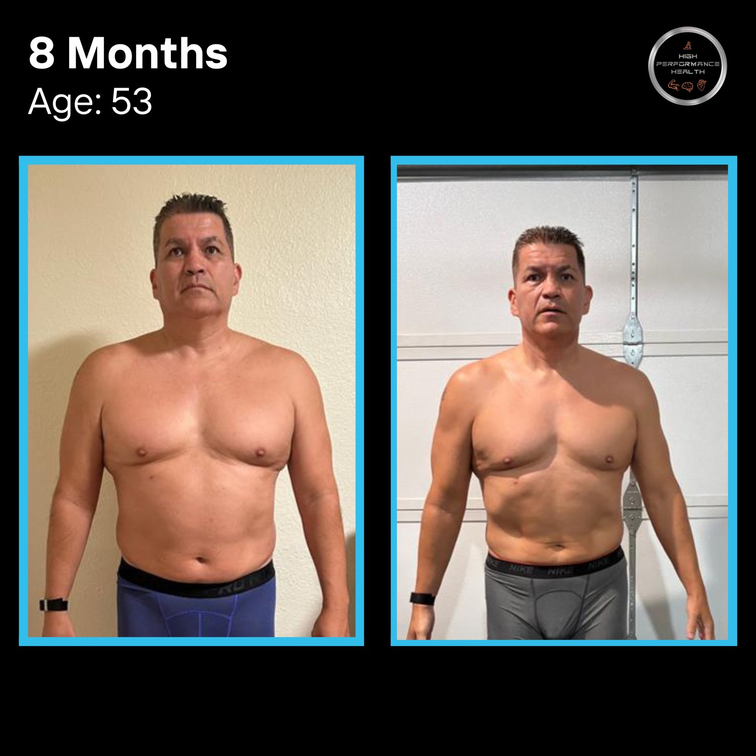John Paul, 53, 50 lbs lost in 8 months